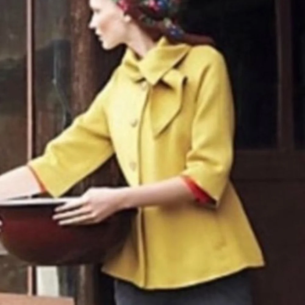 Anthropologie brand Tabitha Ascot Swing Coat - Picture 5 of 5